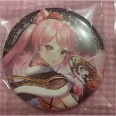 白猫プロジェクト おでかけウインターくじ  K賞 リーラン 缶バッジのサムネイル