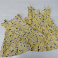 姉妹お揃い　花柄チュニックのサムネイル