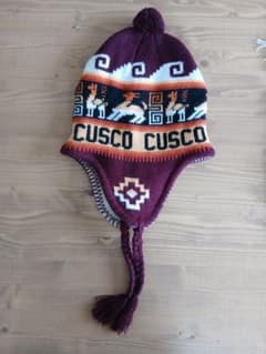 CUSCO ニット帽 耳当て付き ボア裏地のサムネイル