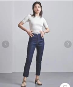 HYKE ハイク デニム　ジーンズ　テーパード　パンツ　インディゴのサムネイル