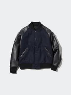 UNIQLO　スタジアムジャンパー　NAVY　Lサイズ　商品番号453598のサムネイル