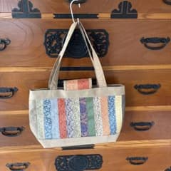 和柄パッチワークトートバッグのサムネイル