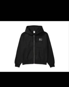 NIKE STUSSY コラボ ジップアップパーカー ブラック⭐️希少サイズレアのサムネイル