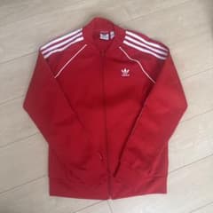 adidas 赤 ジップアップジャケットのサムネイル