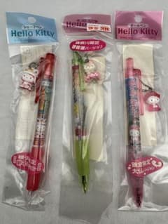 未使用ご当地キティ 横浜 鎌倉 神奈川限定 ボールペン シャープペン 3