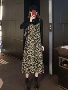 Honeyspot ヒョウ柄 キャミドレスのサムネイル