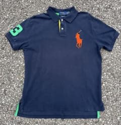 Polo Ralph Lauren ポロシャツ ビックポニー ネイビー swag - メルカリ
