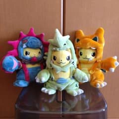 ポケモン　かいじゅうマニアなぬいぐるみ　バンギサザンリザ　ピカチュウのサムネイル
