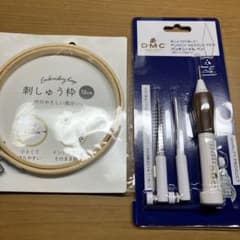 DMC パンチニードルペン 刺しゅう枠 12cm セットのサムネイル