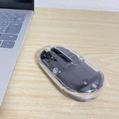 【ほぼ新品】ワイヤレスマウス クリアのサムネイル