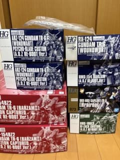 ゴ*ー様 HG TR-6等 ガンプラ 8点まとめ売り AOZガンダムデカールDXのサムネイル