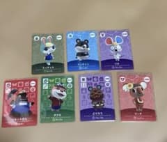 아찔려 도부츠의 숲 amiibo 카드 제1탄·제5탄 7장 세트