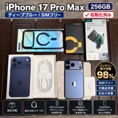 iPhone 17 Pro Max 256GB 딥 블루 SIM 무료