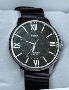 TIMEX INDIGLO WR50M BIG ロマン　純正ベルト　稼働品のサムネイル