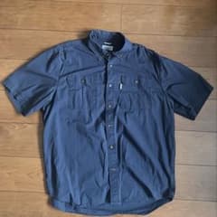 古着　Carhartt 00s ネイビー ワークシャツ　XLのサムネイル