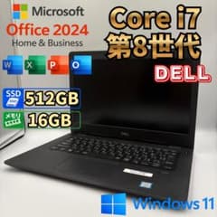 【バッテリー新品】Latitude 3490　i7-8　512/16　オフィス付 バッテリー新品】Latitude 3490 i7-8 512/16 オフィス付 - メルカリ
