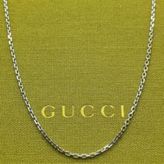 美品】GUCCI 4面カット あずきチェーン 42.5cm SV925 希少品 - メルカリ
