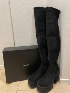 EMODA ブラック ロングブーツのサムネイル
