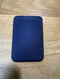 MagSafe 대응 iPhone 파인 우븐 지갑 - 딥 블루