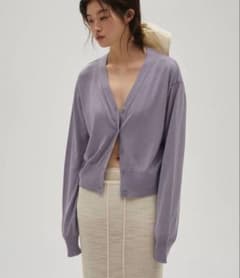 todayful Silk Cotton Cardigan アイスブルー todayful Silk Cotton Cardigan アイスブルー - メルカリ