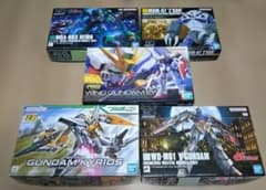 ガンプラまとめ売り　RG１体　HG４体【未組立】【内袋未開封】 ガンプラまとめ売り RG1体 HG4体【未組立】【内袋未開封】 - メルカリ
