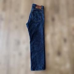 美品 KAPITAL 32 inch ストレートデニム インディゴブルー - メルカリ
