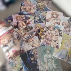 ソードアート・オンライン クリアファイル まとめ売り 17枚 未開封未