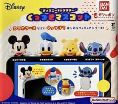 ディズニーキャラクター くっつきマスコット ガシャポン3個セットのサムネイル