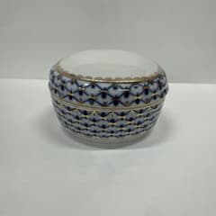 インペリアルポーセレン　コバルトネット　ジュエリーボックス インペリアルポーセレン コバルトネット ジュエリーボックス - メルカリ