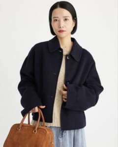 リバーショートジャケットコート ⭐︎BABYLONE バビロン⭐︎ネイビー 