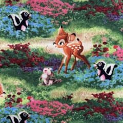 【希少】2010 USA Disney Bambi バンビ生地 約2.4mのサムネイル