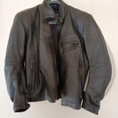 KOMINE ライダース　レザージャケット ブラック L/XL　お値下げのサムネイル