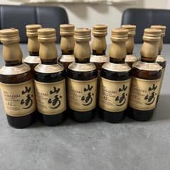 山崎 12年ウイスキー 50ml 10本セット ミニボトルのサムネイル