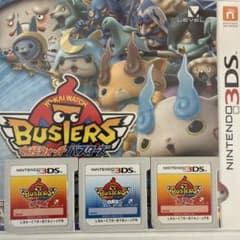 妖怪ウォッチバスターズ 3DSソフト 3本セットのサムネイル