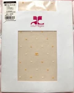 クレージュ　ストッキング　カラフルドットのサムネイル