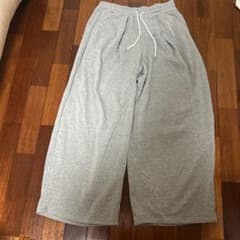 ワイドシルエット スウェットパンツ グレーのサムネイル