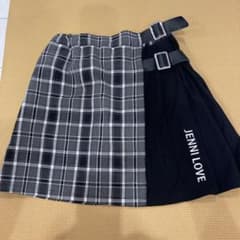 JENNI LOVE インナーパンツ付きチェック柄スカート150