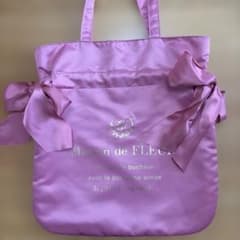Maison de FLEUR　リボントートバッグ ピンク メゾンドフルールのサムネイル