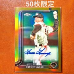 50枚限定】ゴセージ 直筆サイン Topps chrome NPB 2025 - メルカリ