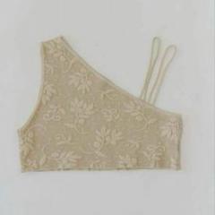 新品Eaphi one shoulder leaf bustier アイボリー F】Eaphi one shoulder leaf bustier - メルカリ