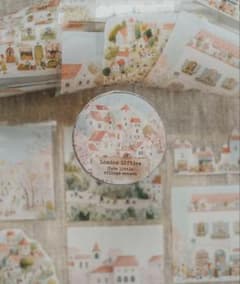 London Gifties』 海外マステ 切り売り かわいい小さな村の風景 - メルカリ