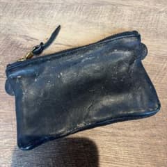 Visvim LEATHER ESSENTIALS CASE (L) ネイビーのサムネイル