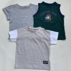 半袖Tシャツ タンクトップ 95cm 3枚セットのサムネイル