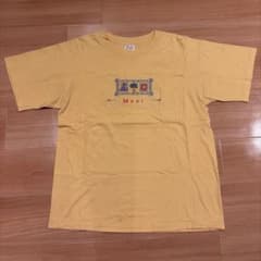 DESERT HEAT マウイ 刺繍 半袖 Tシャツ イエロー Lのサムネイル