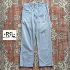 RRL ダブルアールエル HBT ベイカーパンツ 13スター ブルー M-41 RRL ダブルアールエル HBT ベイカーパンツ 13スター ブルー M-41