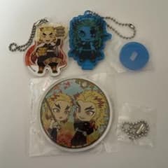 Demon Slayer: Kimetsu no Yaiba Acrylic Keychain 3-Piece Set - Kyojuro Rengoku