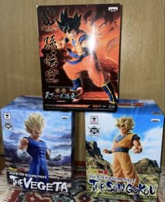 ドラゴンボール フィギュア 3体セット　孫悟空　ベジータのサムネイル