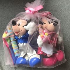 結婚式用　電報　MickeyMinnieぬいぐるみセットのサムネイル