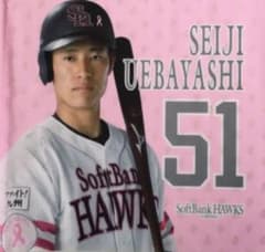 ホークス シークレット 応援フラッグ 51 上林 選手のサムネイル