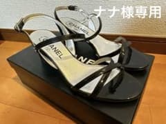 【専用】CHANEL 黒サンダル　35 ハーフのサムネイル